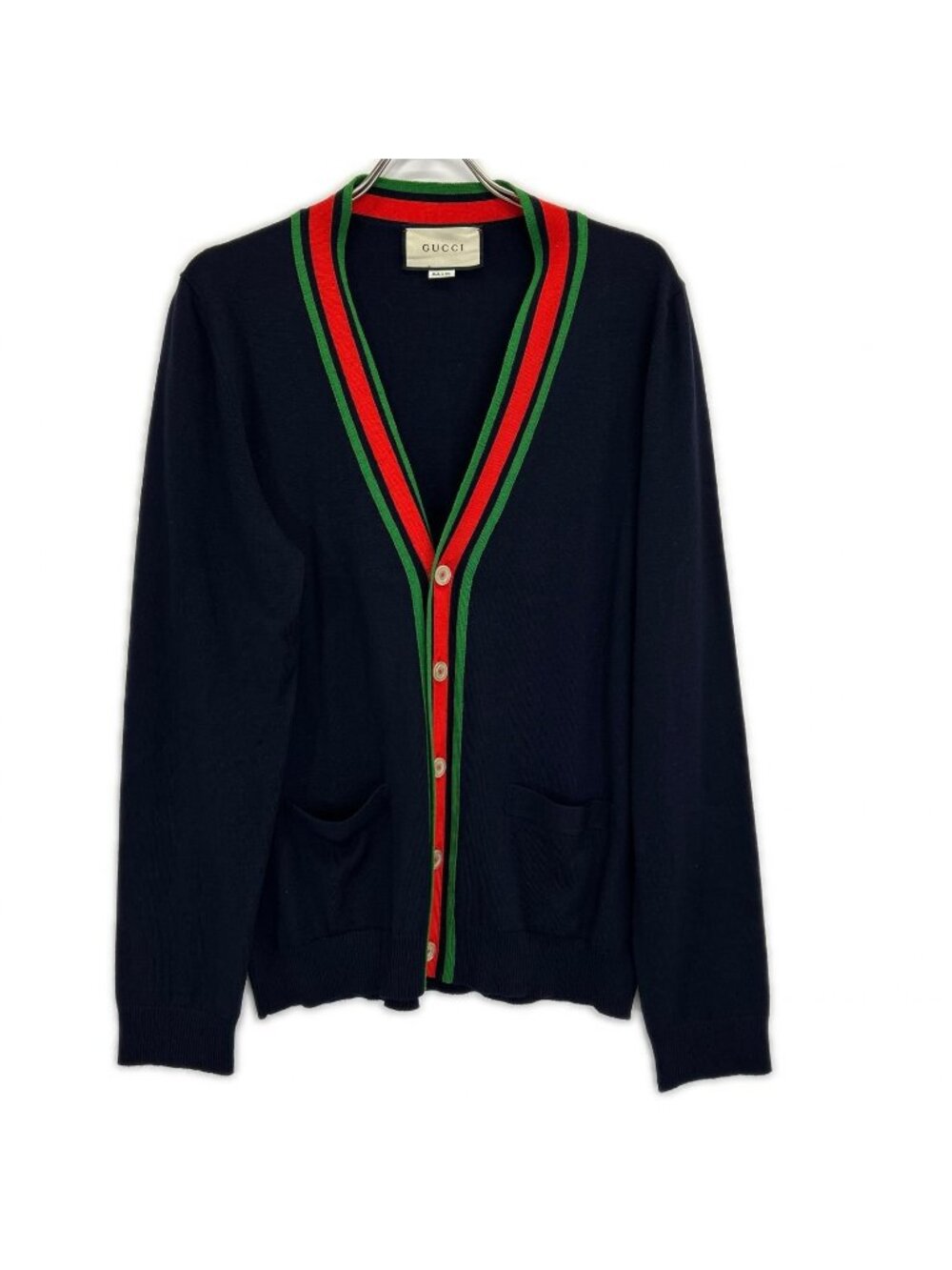 Gucci Navy Uruka Cardigan